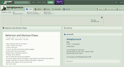 Desktop Screenshot of midnightpentacle.deviantart.com