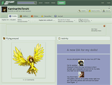 Tablet Screenshot of kaminarinotenshi.deviantart.com