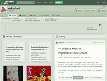 Tablet Screenshot of karkovice1.deviantart.com