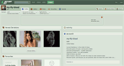 Desktop Screenshot of my-lily-blood.deviantart.com