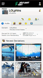 Mobile Screenshot of lolphins.deviantart.com