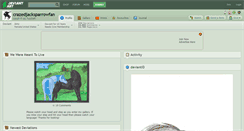 Desktop Screenshot of crazedjacksparrowfan.deviantart.com