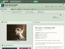 Tablet Screenshot of little-red-pumpkin.deviantart.com