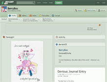 Tablet Screenshot of berrybox.deviantart.com