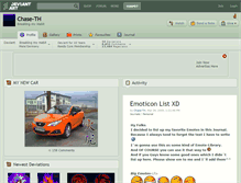 Tablet Screenshot of chase-th.deviantart.com