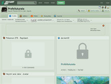 Tablet Screenshot of profelisaurata.deviantart.com