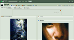 Desktop Screenshot of michellas.deviantart.com