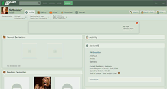 Desktop Screenshot of netbuster.deviantart.com