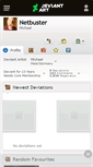Mobile Screenshot of netbuster.deviantart.com