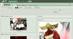 Desktop Screenshot of pinkyluxun.deviantart.com