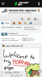 Mobile Screenshot of genesis-the-vaporeon.deviantart.com