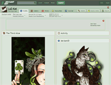 Tablet Screenshot of laz-kat.deviantart.com