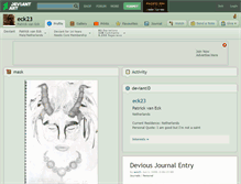 Tablet Screenshot of eck23.deviantart.com