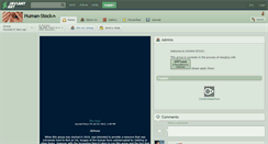 Desktop Screenshot of human-stock.deviantart.com