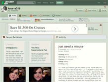 Tablet Screenshot of amarra016.deviantart.com