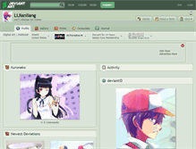 Tablet Screenshot of lijianliang.deviantart.com