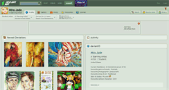 Desktop Screenshot of mira-jade.deviantart.com