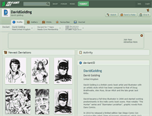 Tablet Screenshot of davidgolding.deviantart.com