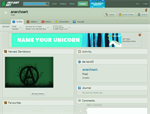 Tablet Screenshot of anarchoart.deviantart.com
