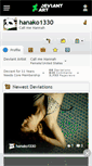 Mobile Screenshot of hanako1330.deviantart.com
