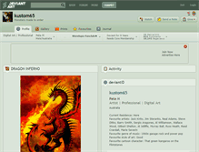 Tablet Screenshot of kustom65.deviantart.com