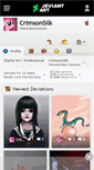 Mobile Screenshot of crimsonsilk.deviantart.com