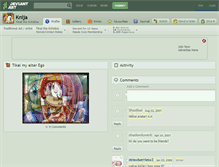 Tablet Screenshot of knija.deviantart.com