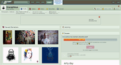 Desktop Screenshot of dracophious.deviantart.com