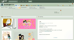 Desktop Screenshot of deviloflight1214.deviantart.com