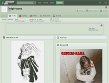 Tablet Screenshot of onigiri-sama.deviantart.com