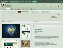 Tablet Screenshot of gluszczenko.deviantart.com