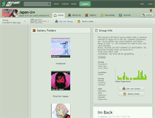 Tablet Screenshot of japan-u.deviantart.com