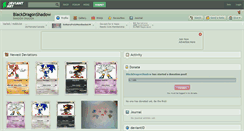 Desktop Screenshot of blackdragonshadow.deviantart.com