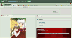 Desktop Screenshot of clubinuyasha.deviantart.com