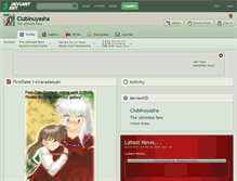 Tablet Screenshot of clubinuyasha.deviantart.com