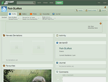 Tablet Screenshot of fea-olorea.deviantart.com
