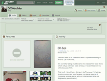Tablet Screenshot of doomsolider.deviantart.com