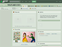 Tablet Screenshot of daisyxluigiluvclub.deviantart.com