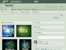 Tablet Screenshot of dangstraight.deviantart.com