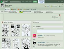 Tablet Screenshot of dorky4ever.deviantart.com