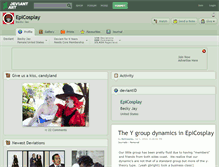 Tablet Screenshot of epicosplay.deviantart.com