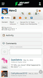 Mobile Screenshot of mew2.deviantart.com