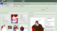 Desktop Screenshot of eric-fox.deviantart.com