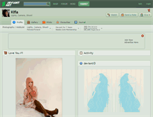 Tablet Screenshot of kifia.deviantart.com