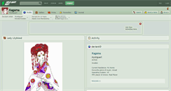 Desktop Screenshot of kagama.deviantart.com