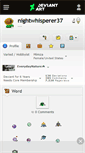 Mobile Screenshot of nightwhisperer37.deviantart.com