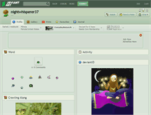 Tablet Screenshot of nightwhisperer37.deviantart.com