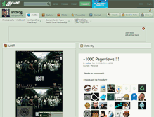Tablet Screenshot of androg.deviantart.com