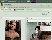 Tablet Screenshot of m3ment0m0ri.deviantart.com