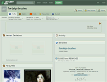 Tablet Screenshot of flordelys-brushes.deviantart.com